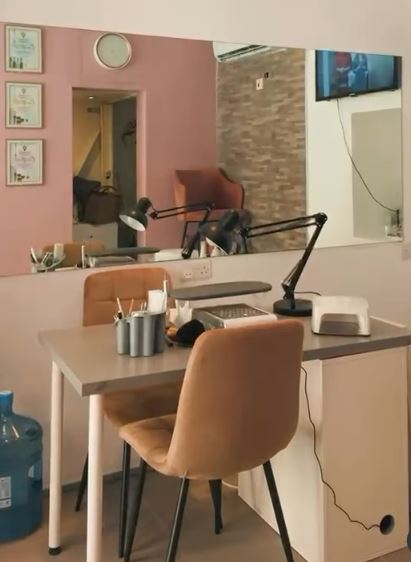 Welcoming salon interior atmosphere
